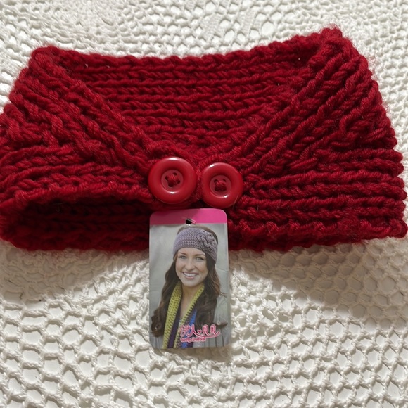 Bedazzled rose 🌹 accent headband NWT - Picture 2 of 5